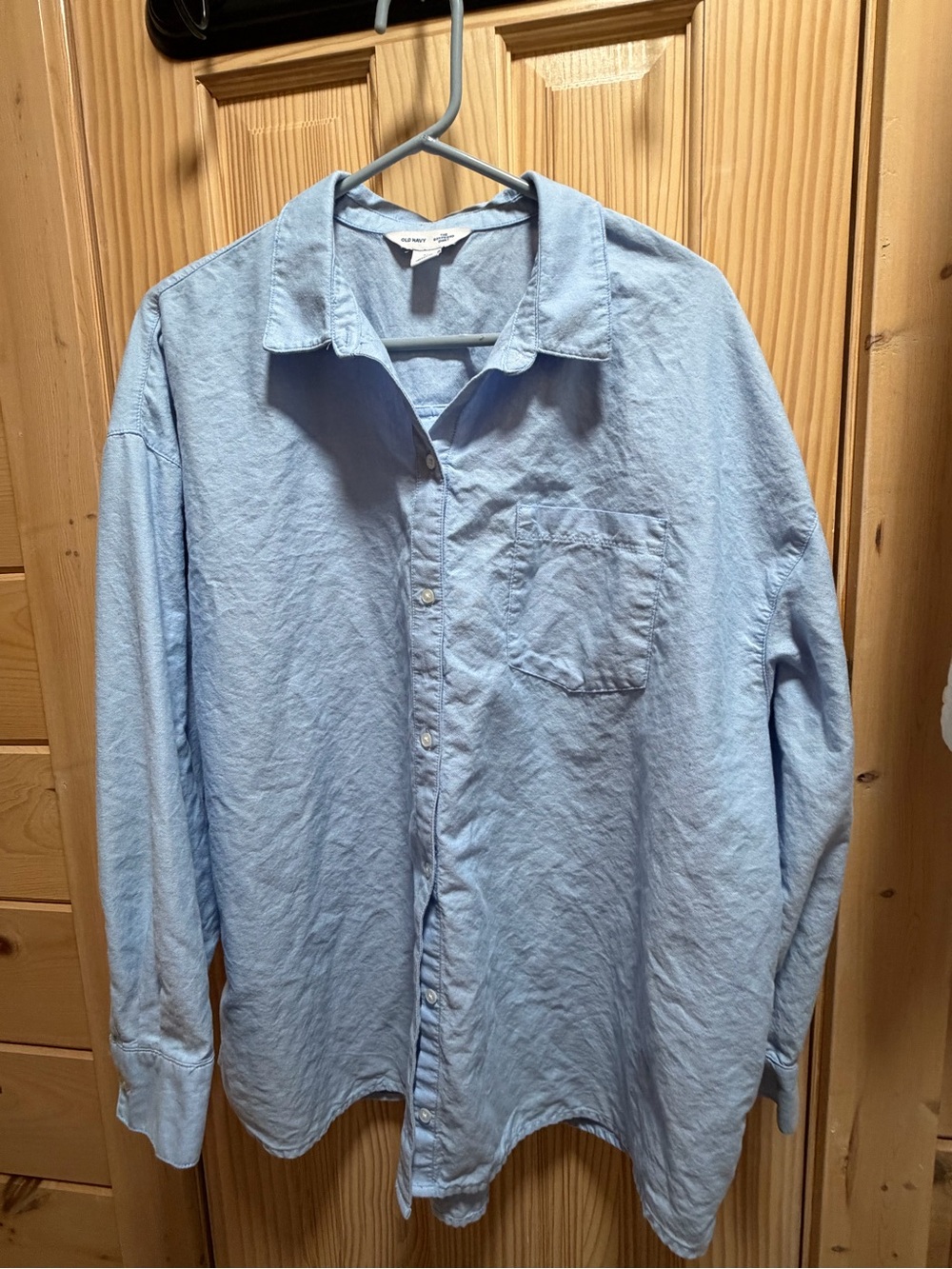 Light Blue Button-Down Shirt. Old Navy XL